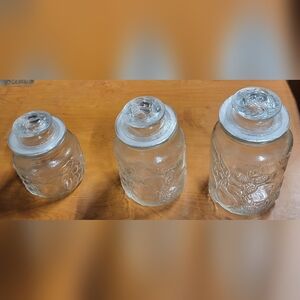 Set Of 3 Vintage Kitchen Canisters
